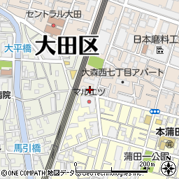 株式会社トーカンエクスプレス蒲田営業所周辺の地図