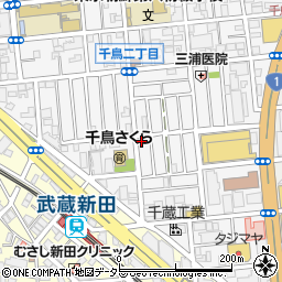 東京都大田区千鳥2丁目29-12周辺の地図