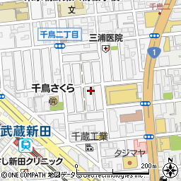 東京都大田区千鳥2丁目31-2周辺の地図
