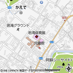与謝野町立岩滝体育館周辺の地図