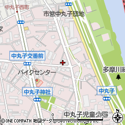 まいばすけっと中丸子東店周辺の地図