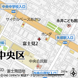 神奈川県相模原市中央区富士見2丁目9-2周辺の地図