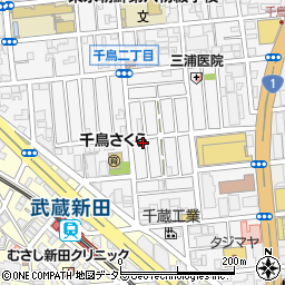 東京都大田区千鳥2丁目29-1周辺の地図
