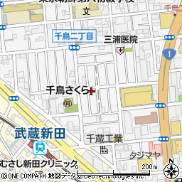 東京都大田区千鳥2丁目30-12周辺の地図