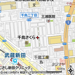 東京都大田区千鳥2丁目30-1周辺の地図