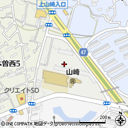 東京都町田市山崎1丁目周辺の地図
