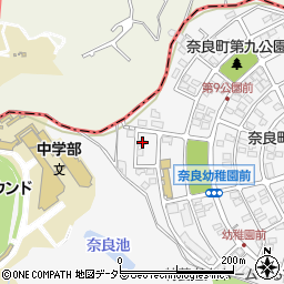 神奈川県横浜市青葉区奈良町2533-9周辺の地図