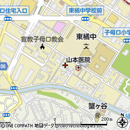 神奈川県川崎市高津区子母口758周辺の地図