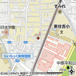 武蔵小杉マンション周辺の地図