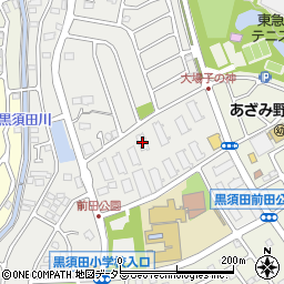 東急電鉄黒須田社員アパート周辺の地図