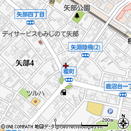 神奈川県相模原市中央区矢部4丁目17-12周辺の地図