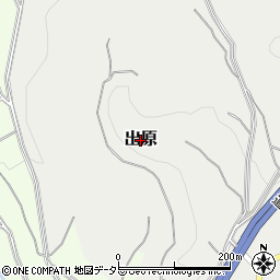 長野県高森町（下伊那郡）出原周辺の地図