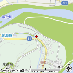 岐阜県美濃市安毛518周辺の地図