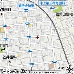 リパーク池上６丁目第６駐車場周辺の地図