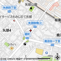 神奈川県相模原市中央区矢部4丁目17-6周辺の地図