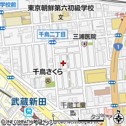 東京都大田区千鳥2丁目19-8周辺の地図