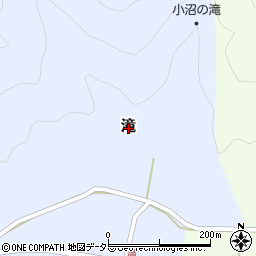 兵庫県豊岡市滝周辺の地図