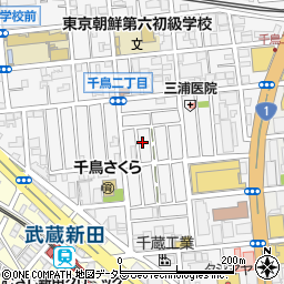 東京都大田区千鳥2丁目19-9周辺の地図
