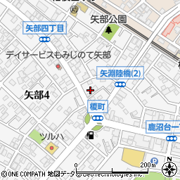 神奈川県相模原市中央区矢部4丁目17-14周辺の地図