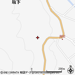 岐阜県中津川市坂下2804周辺の地図