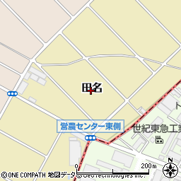 神奈川県相模原市緑区田名周辺の地図