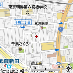 東京都大田区千鳥2丁目17-9周辺の地図
