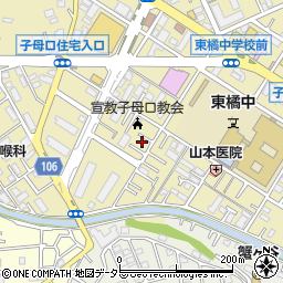 神奈川県川崎市高津区子母口774周辺の地図