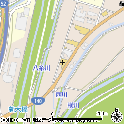 山梨スバル自動車峡南店周辺の地図
