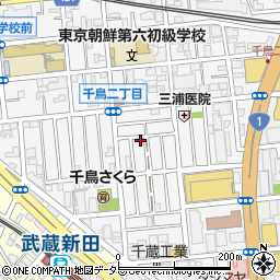 東京都大田区千鳥2丁目19-2周辺の地図