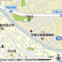 神奈川県川崎市高津区子母口1015周辺の地図