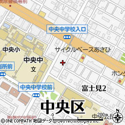 神奈川県相模原市中央区富士見2丁目1-8周辺の地図