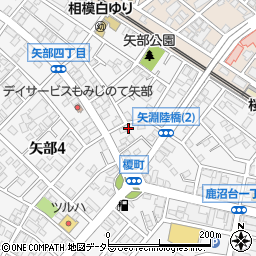 神奈川県相模原市中央区矢部4丁目17-18周辺の地図