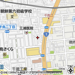 東京都大田区千鳥2丁目12周辺の地図