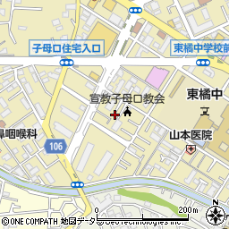 神奈川県川崎市高津区子母口797-5周辺の地図
