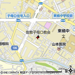 神奈川県川崎市高津区子母口776-3周辺の地図