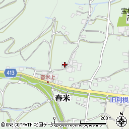 山梨県南巨摩郡富士川町舂米1415周辺の地図