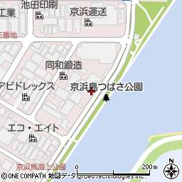 バジェットレンタカー羽田空港店周辺の地図