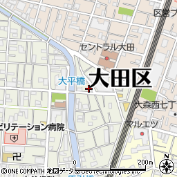 ダスキン西蒲田店周辺の地図