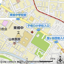 神奈川県川崎市高津区子母口561-5周辺の地図