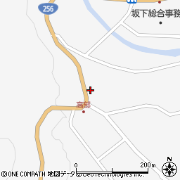 岐阜県中津川市坂下3103周辺の地図