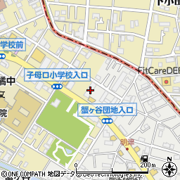 神奈川県川崎市高津区子母口551周辺の地図