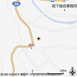 岐阜県中津川市坂下3102周辺の地図