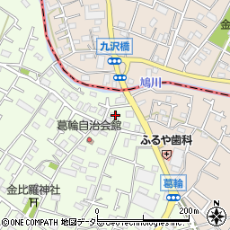 神奈川県相模原市中央区田名2806-1周辺の地図