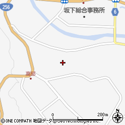 岐阜県中津川市坂下3119周辺の地図