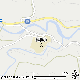 上野原市立秋山小学校周辺の地図