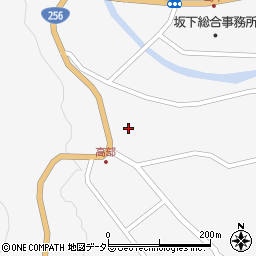 岐阜県中津川市坂下3102周辺の地図