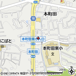 東京都町田市本町田3318周辺の地図