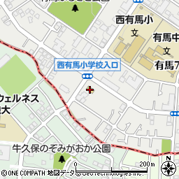 セブンイレブン川崎有馬７丁目店周辺の地図