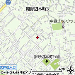 神奈川県相模原市中央区淵野辺本町3丁目18-14周辺の地図