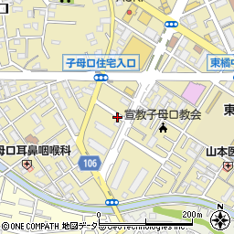 神奈川県川崎市高津区子母口818周辺の地図